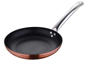 מחבת ברונזה טפלון 26/5 ס"מ עשוי אלומיניום ידית נירוסטה מסדרת ESSENCE היוקרתית