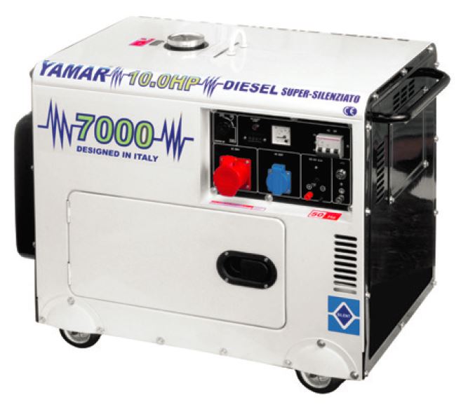 גנרטור דיזל 5.5KVA Yamar 7000 10.0HP