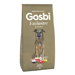 גוסבי אקסלוסיב מזון לכלבים מבוגרים-סניור 12 ק"ג