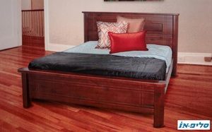 מיטה מעץ מלא בסט