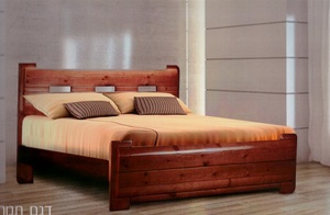 מיטה מעץ מלא תמר