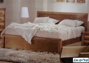 מיטה מעץ מלא הרמוניה