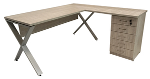 שולחן הראל (רגל מצולבת) פלטה 28 ס"מ 160*70 מיליון כסאות