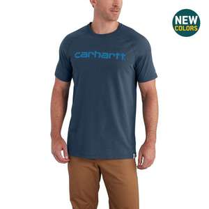 102549 חולצת טי ש"ק FORCE® גרפית צבע כחול כהה ®Carhartt