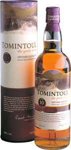 Tomintoul 10 years (מחיר ל 100 מ"ל: 25.5 ש"ח)