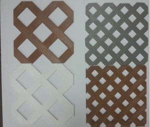 רשת PVC עשה זאת בעצמך למטרות שונות תוצרת USA / חור 7 ס"מ / 244*122 ס"מ ( הנחות משמעותיות לכמויות ) 