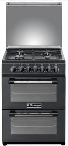 תנור דו-תאי טכנוגז דגם P3B66EE4VEIS שחור משולב