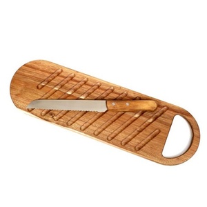 קרש חיתוך לחם וסכין לחם עשוי מבמבוק גימיק מתנות