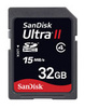  כרטיס זיכרון SanDisk Ultra II SDHC 32GB   סנדיסק