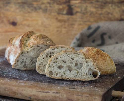 לחם זיתים ועשבי תיבול פרובנסיאל, לחם שאור ממחמצת טבעית