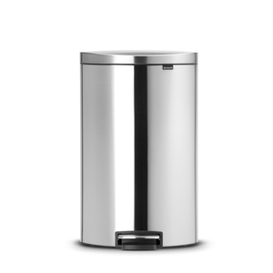 פח פדל אובלי 40 ליטר - ניקל מוברש FPP 482021