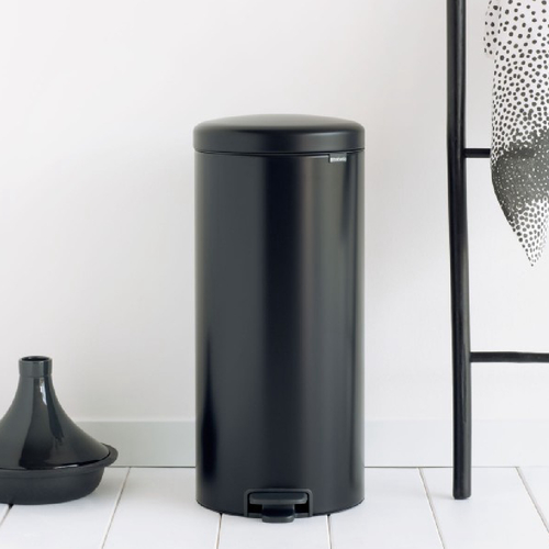 פח פדל 30 ליטר NewIcon - שחור מט 114540