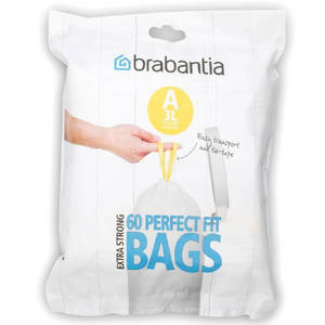 שקיות קוד A לפח אשפה 3 ליטר 60 יח