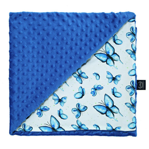 שמיכת עגלה תואמת כרית הנקה-צבע כחות