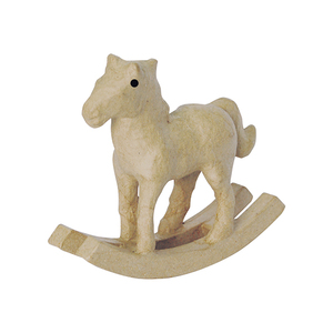 סוס נדנדה מיני עיסת נייר * 5 יח'