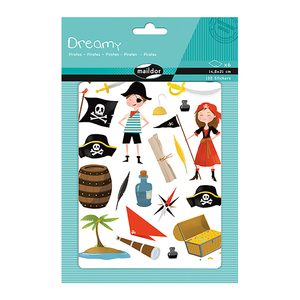 מדבקות דרימי פיראטים