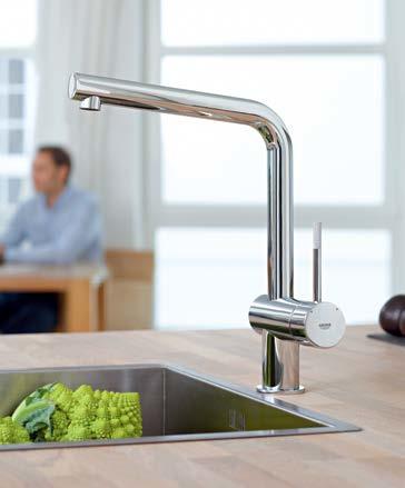 30274000 ברז פרח למטבח עם פיה נשלפת, שני מצבים גרואה