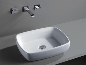 כיור רחצה חרס לבן מונח