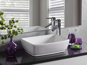 כיור רחצה מונח מלבני