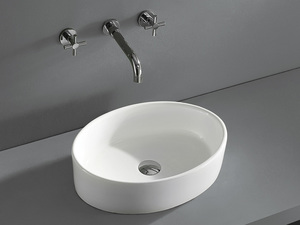 כיור רחצה מונח אליפסה גלאם