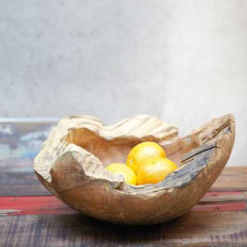 קערת עץ NATURAL - קוטר 50 880544 טיק