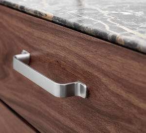 ידית 53066 - 128 מ"מ ניקל מוברש Rio