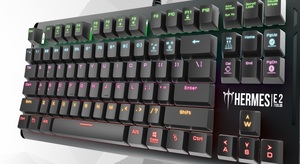 מקלדת גיימינג מכאנית ("ללא 10 מקשים") (Gamdias Hermes E2 (TKL