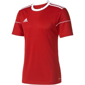 חולצת כדורגל אדומה -ADIDAS SQUAD  