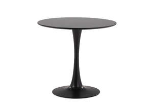 דגם 232 שולחן אירוח המתנה פלטה MDF שחורה רגל מתכת שחורה מיליון כסאות