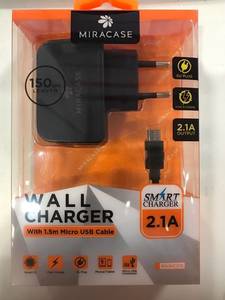 מטען קיר +MAWC210 2.1 MICRO בצבע שחור