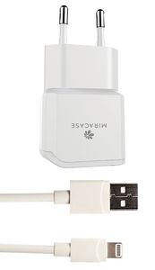 מטען קיר לאייפון + כבל MFI מבית MIRACASE