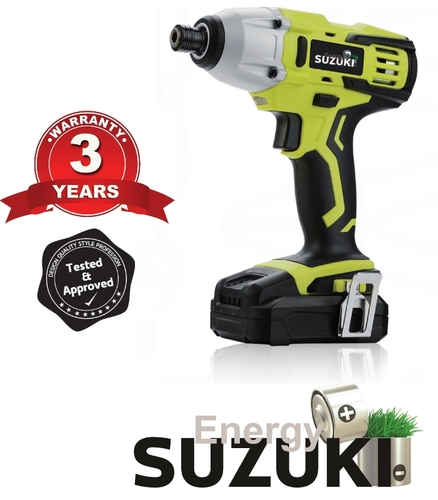 מברגת אימפקט בעלת סוללה ליתיום 20V ומטען מהיר