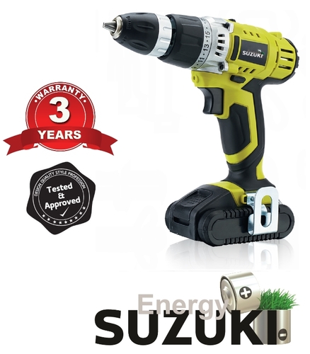 מברגה 20V עם 2 סוללות 1.5Ah LI-ION כולל מזוודה קשיחה ומטען מהיר