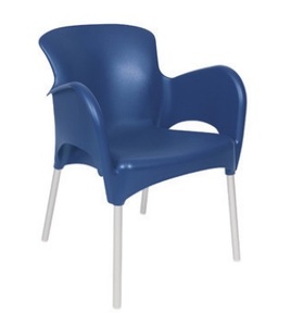 סיאסטה כסא בית קפה פלסטיק מיליון כסאות