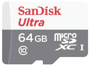 כרטיס זיכרון Ultra micro SDHC USH1 Class 10 64GB