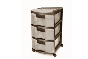 ארגונית מגירות 3 ק-חום WOD