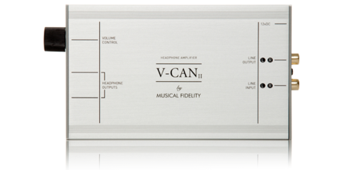 מגבר אוזניות - דגם V-CAN מבית MUSICAL FIDELITY בצבע כסף