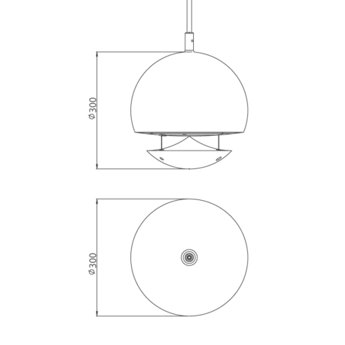 רמקול - דגם SPHERINA AIR מבית ARCHITETTURA SONORA בצבע לבן