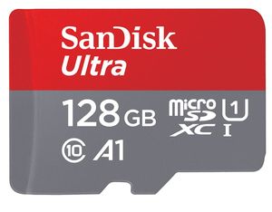 כרטיס זיכרון SanDisk Ultra C10 MICRO 98MB/s 128GB UHS1