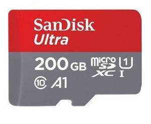 כרטיס זיכרון SanDisk Ultra C10 MICRO 98S 200GB UHS1