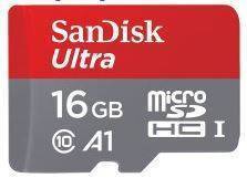 כרטיס זיכרון SanDisk Ultra C10 MICRO 98S 16GB UHS1