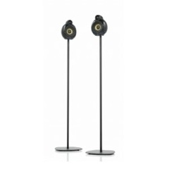 זוג מעמדי ריצפה לרמקול MICROPOD מבית SCANDYNA בצבע כסף