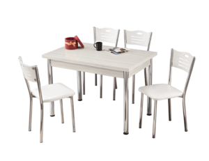 פינת אוכל עם 4 כיסאות  Planero