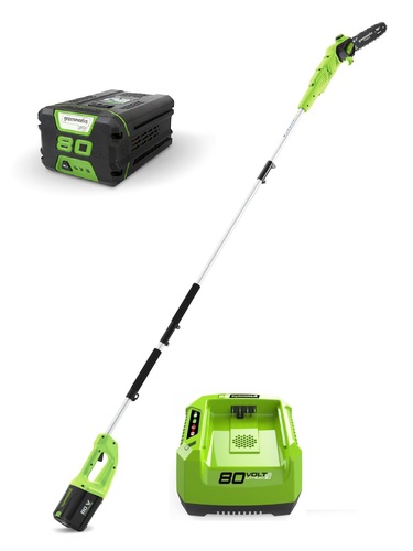 משור גבהים 10" נטען חשמלי 80V תוצרת greenworks 