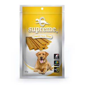 חטיף סופרים רצועות עוף בטעם גבינה 80 גרם \ Supreme Cheese