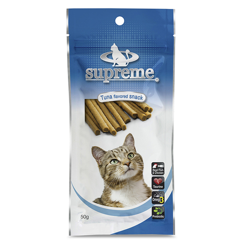 חטיף לחתול סופרמי בטעם טונה 50 גרם / Supreme Tuna Snack