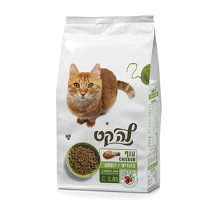 לה קט מזון יבש לחתולים בוגרים - עוף 2.85 ק"ג