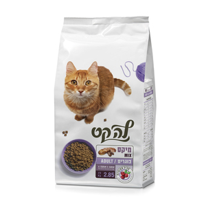 לה קט מזון יבש לחתולים בוגרים - מיקס 2.85 ק"ג