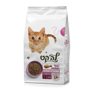 לה קט מזון יבש לגורים בטעם עוף 2.85 ק"ג