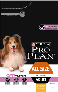 מזון יבש לכלבים פרפורמנס 14 ק"ג (עוף) \ Pro Plan All Sizes Adult Performance